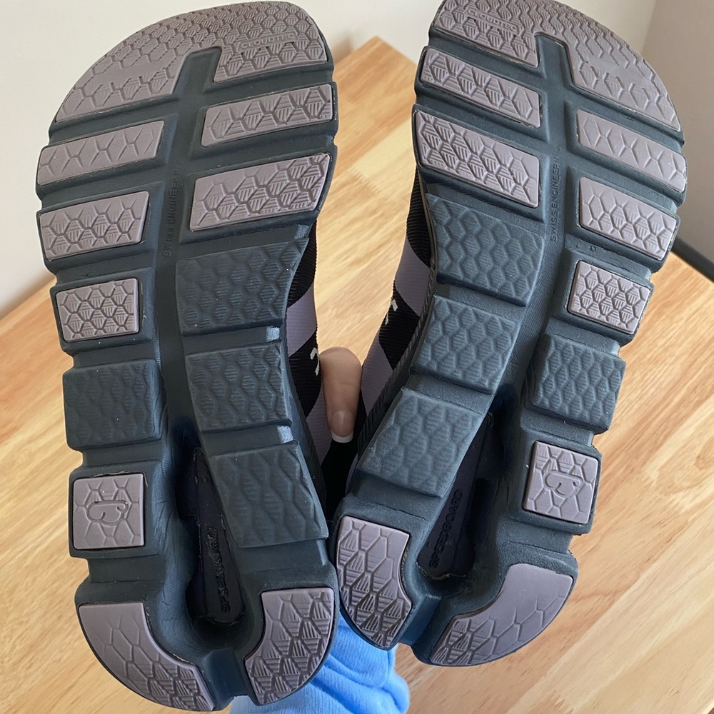 OnCloud Runner Athletic Shoes Lilac/Black/Purple - Picture 9 of 12